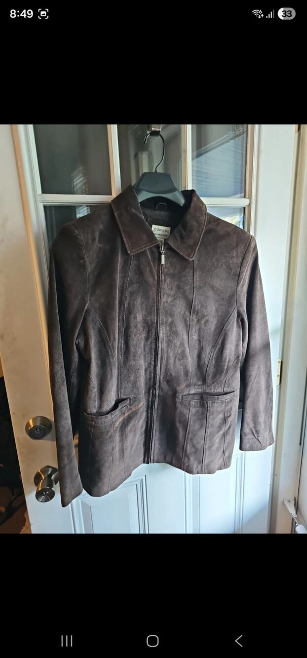 St. John's Bay washable suede jacket